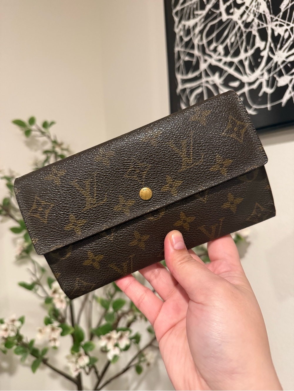 Louis Vuitton Brown Monogram Canvas Continental Wallet